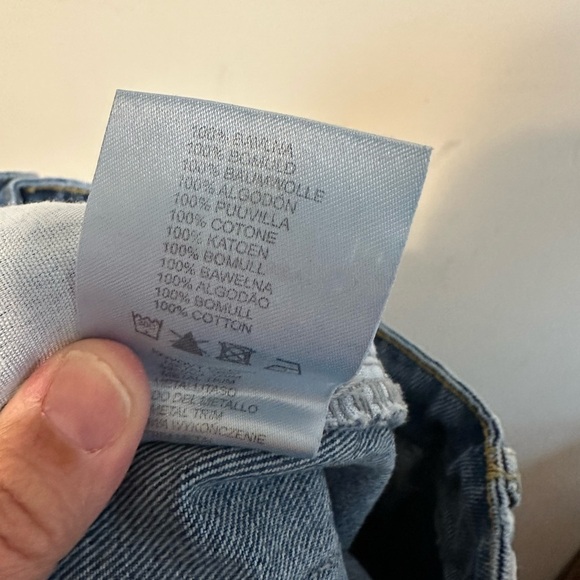 Ragged Priest Checker Blue Jeans Denim Womens 26 High Waist Mom Y2K 90's - Picture 3 of 5